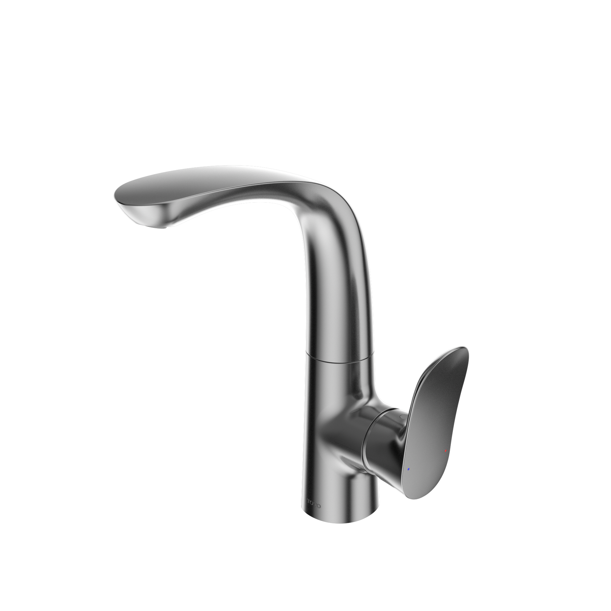 TOTO GO 1.2 GPM Single Side-Handle Bathroom Sink Faucet with COMFORT GLIDE Technology and Drain Assembly, Polished Chrome, Brass, TLG01309U#CP