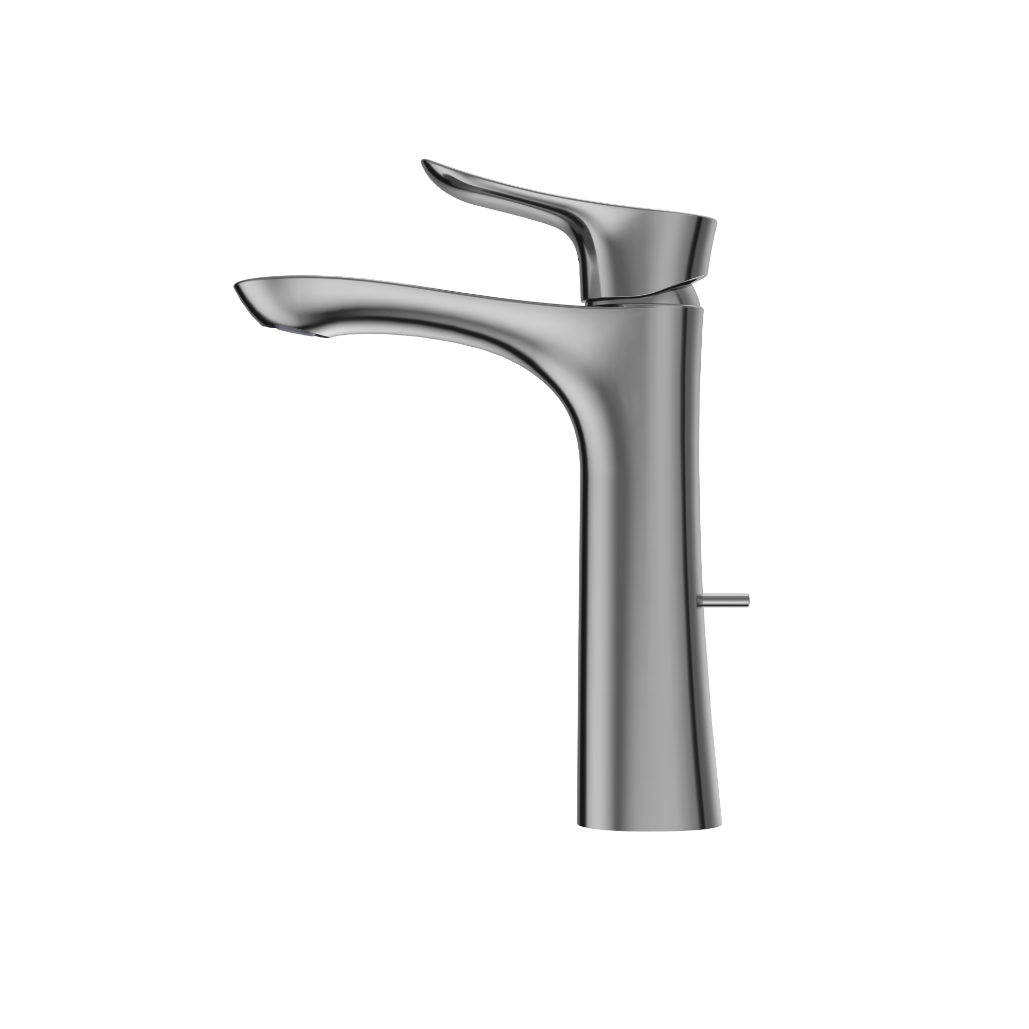 TOTO GO 1.2 GPM Single Handle Semi-Vessel Bathroom Sink Faucet with COMFORT GLIDE Technology, Polished Chrome, Brass, TLG01304U#CP