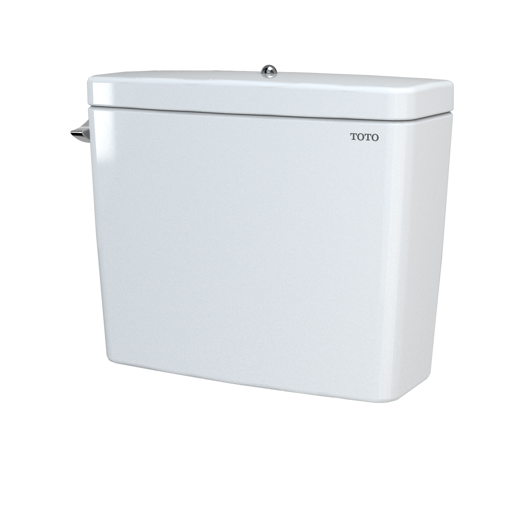 TOTO Drake 1.28 GPF Toilet Tank with Bolt-Down Lid, Cotton White, Vitreous China, ST776EB#01