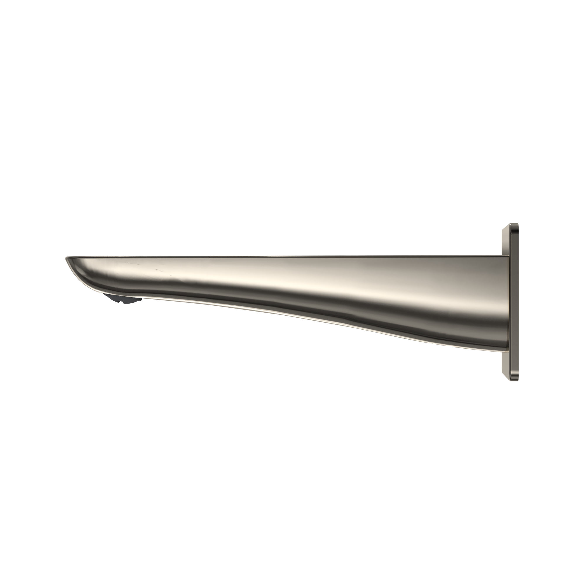 TOTO Modern S Wall Tub Spout, Polished Nickel, Brass, TBG02001U#PN