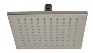 Alternate Image for ALFI brand LED8S-BN Brushed Nickel 8" Square Multi Color LED Rain Shower Head, Brass