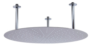 Alternate Image for ALFI brand RAIN24R-BSS 24" Round Brushed Solid Stainless Steel Ultra Thin Rain Shower Head