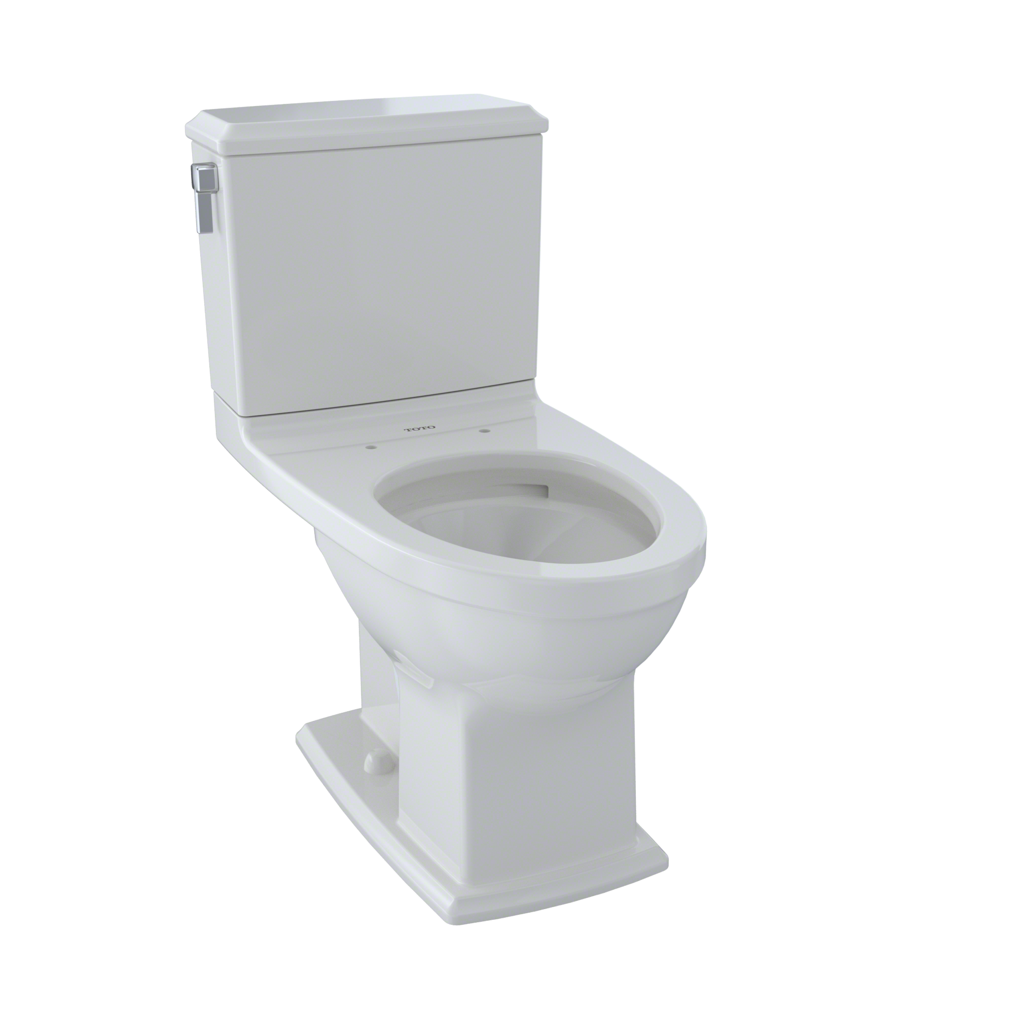 TOTO Connelly Two-Piece Elongated Dual-Max, Dual Flush 1.28 and 0.9 GPF Universal Height Toilet with CEFIONTECT, Colonial White, Vitreous China, CST494CEMFG#11