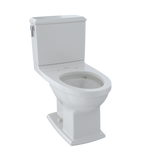 TOTO Connelly Two-Piece Elongated Dual-Max, Dual Flush 1.28 and 0.9 GPF Universal Height Toilet with CEFIONTECT, Colonial White, Vitreous China, CST494CEMFG#11