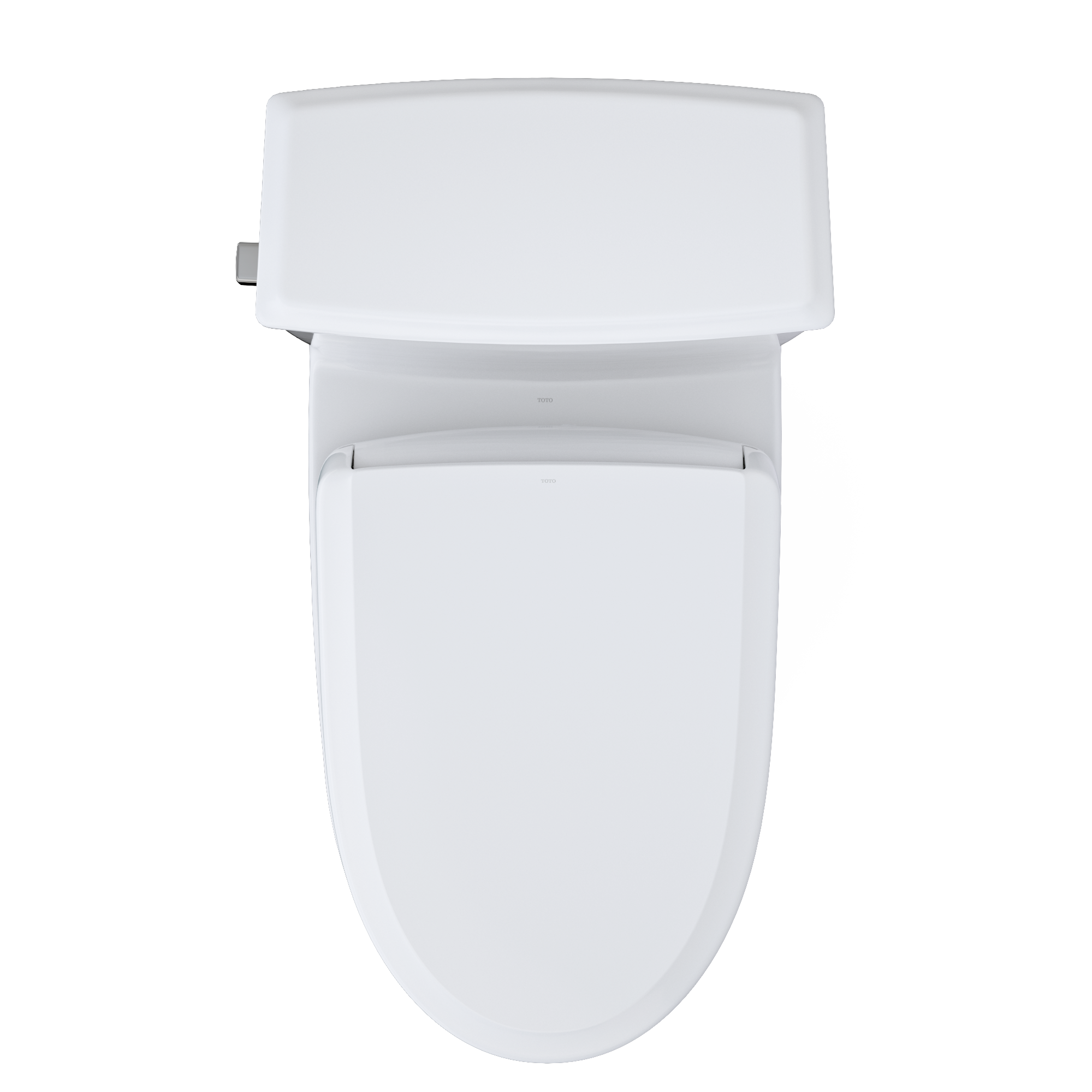 TOTO WASHLET+ Connelly Two-Piece Elongated Dual Flush 1.28 and 0.9 GPF Toilet and Classic WASHLET S7 Contemporary Bidet Seat with Auto Flush, Cotton White, Vitreous China|Plastic, MW4944724CEMFGA#01
