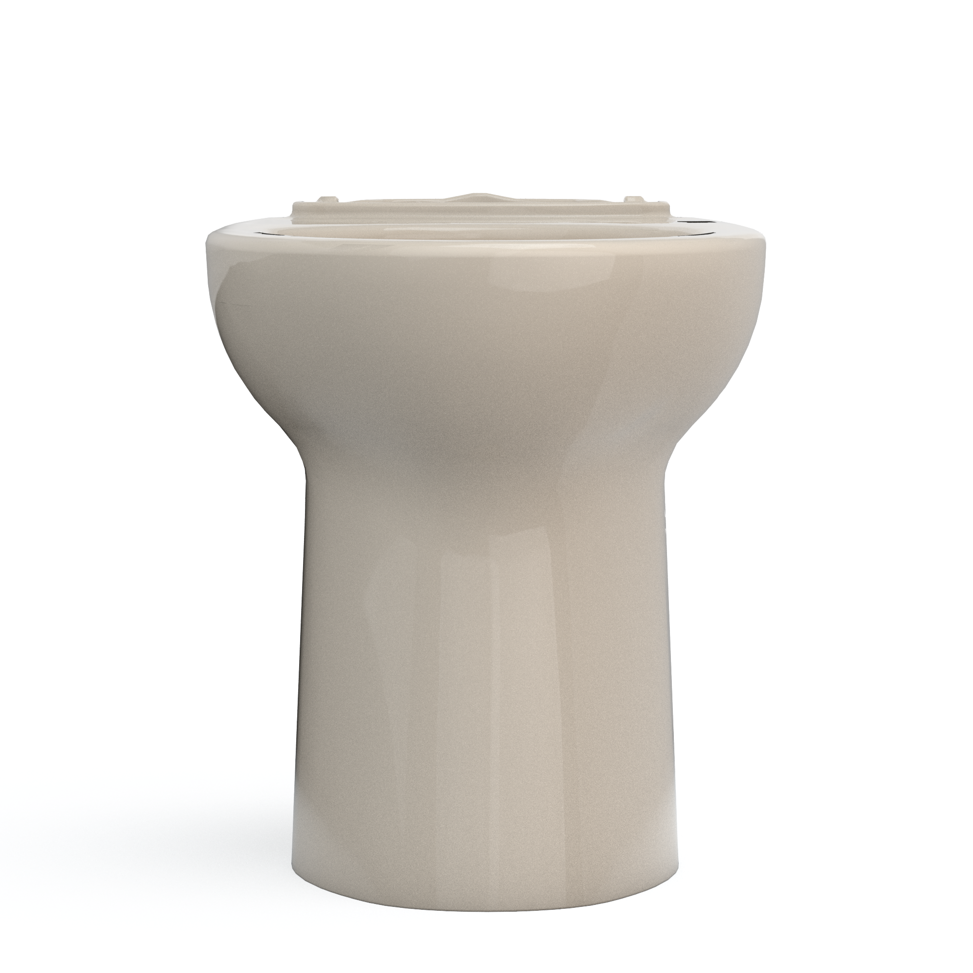 TOTO Drake Elongated Universal Height TORNADO FLUSH Toilet Bowl with CEFIONTECT, Bone, Vitreous China, C776CEFG#03
