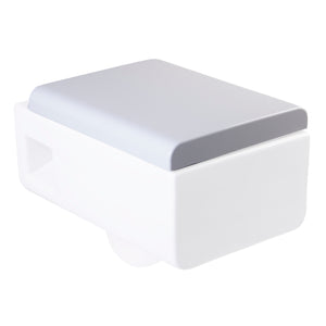 Alternate Image for EAGO Plastic, White, R-333SEAT Replacement Soft Closing Toilet Seat for WD333