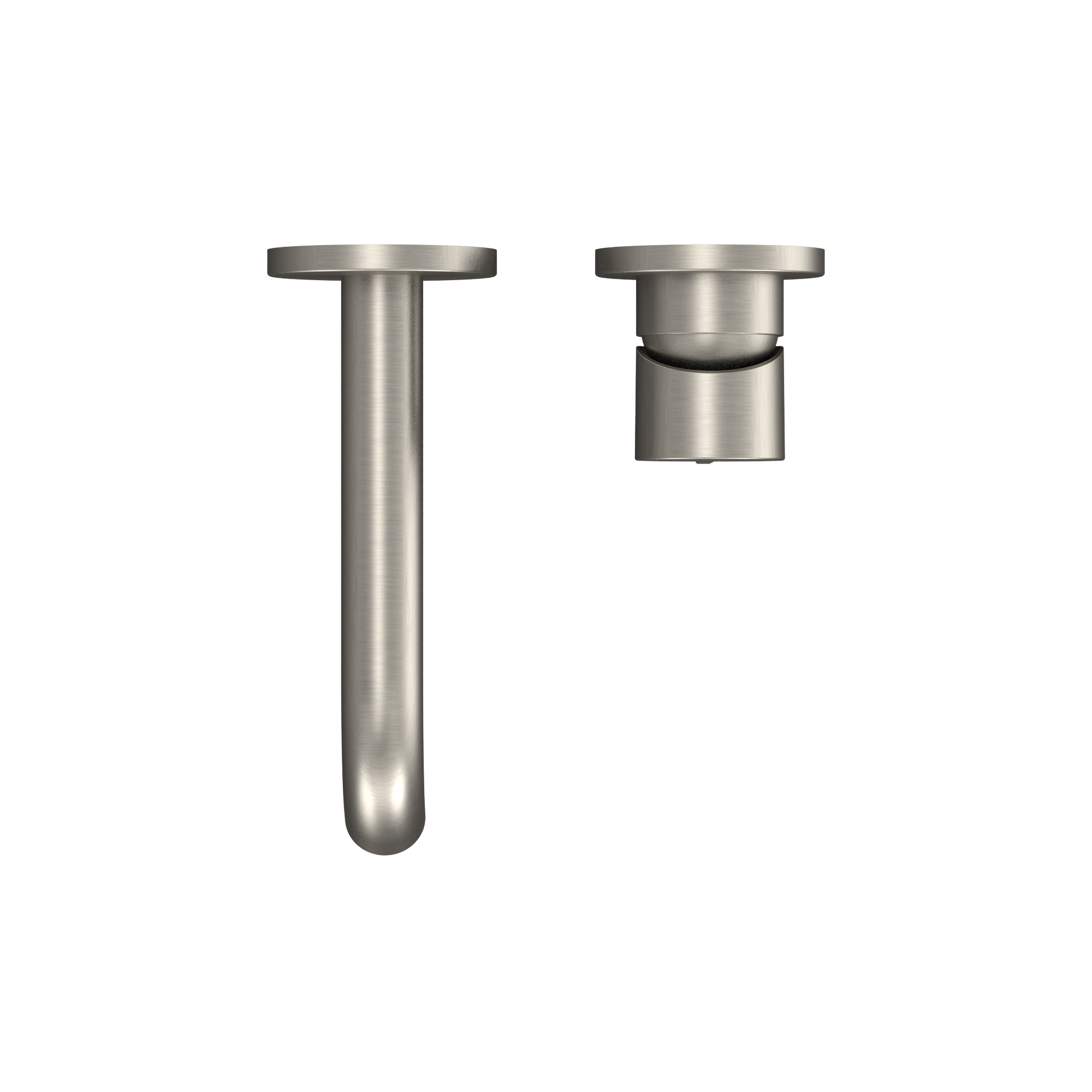 TOTO GF 1.2 GPM Wall-Mount Single-Handle Bathroom Faucet with COMFORT GLIDE Technology, Brushed Nickel, Brass, TLG11307U#BN