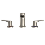 TOTO GS 1.2 GPM Two Handle Widespread Bathroom Sink Faucet, Polished Nickel, Brass, TLG03201U#PN