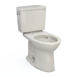 Alternate Image for TOTO Drake Two-Piece Elongated 1.6 GPF Universal Height TORNADO FLUSH Toilet with CEFIONTECT, Sedona Beige, Vitreous China, CST776CSFG#12