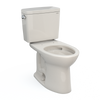 TOTO Drake Two-Piece Elongated 1.6 GPF TORNADO FLUSH Toilet with CEFIONTECT, Sedona Beige, Vitreous China, CST776CSG#12