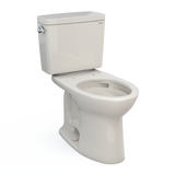 TOTO Drake Two-Piece Elongated 1.6 GPF TORNADO FLUSH Toilet with CEFIONTECT, Sedona Beige, Vitreous China, CST776CSG#12