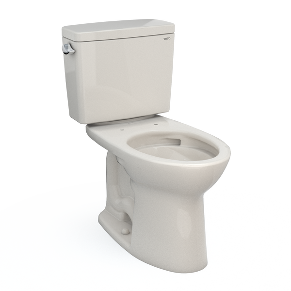 TOTO Drake Two-Piece Elongated 1.6 GPF TORNADO FLUSH Toilet with CEFIONTECT, Sedona Beige, Vitreous China, CST776CSG#12