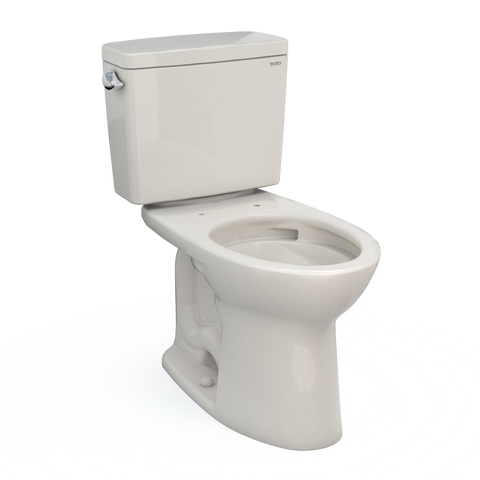 TOTO Drake Two-Piece Elongated 1.6 GPF TORNADO FLUSH Toilet with CEFIONTECT, Sedona Beige, Vitreous China, CST776CSG#12