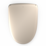 TOTO S7 WASHLET Electronic Bidet Toilet Seat with EWATER+ Bowl and Wand Cleaning, Contemporary Lid, Elongated, Sedona Beige, Plastic, SW4726#12