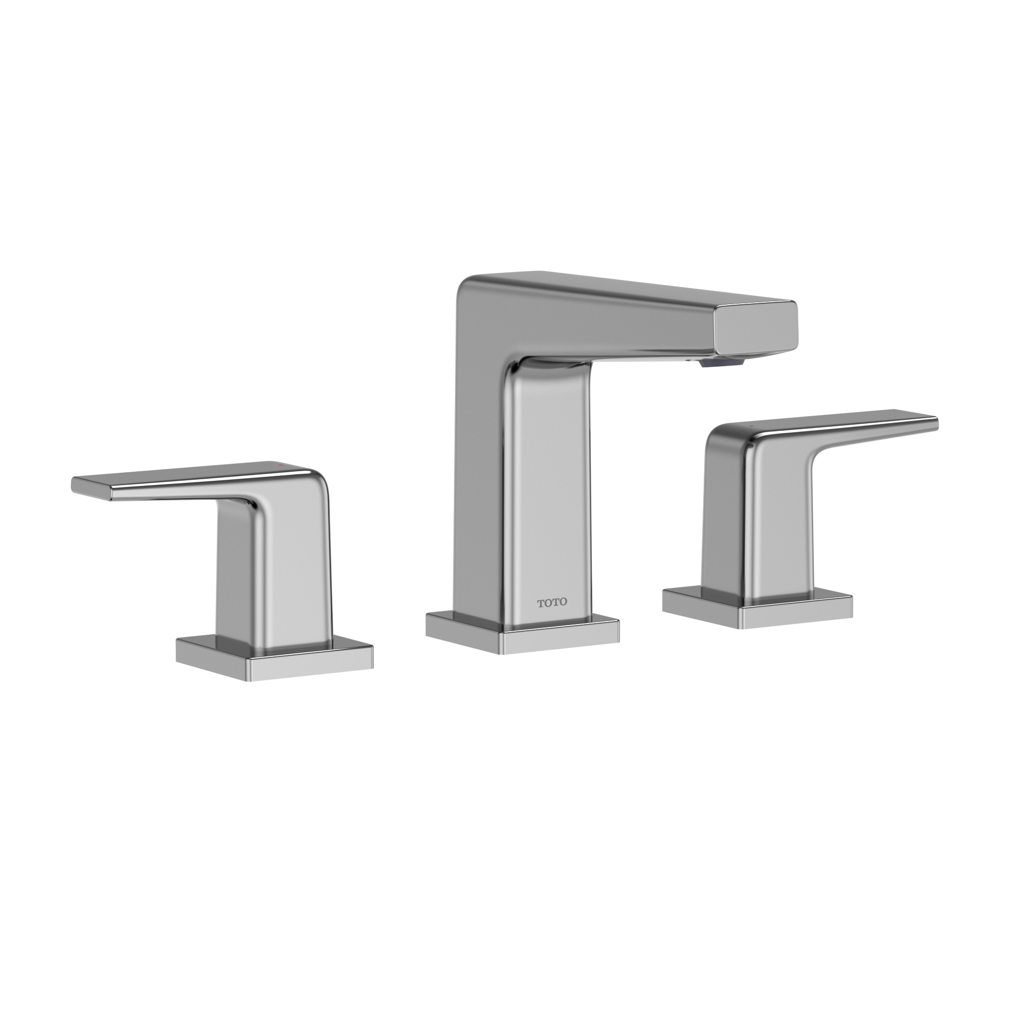 TOTO GB Series 1.2 GPM Two Handle Widespread Bathroom Sink Faucet with Drain Assembly, Polished Chrome, Brass, TLG10201U#CP