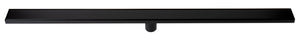 Alternate Image for ALFI brand ABLD47B-BM 47" Black Matte Brushed Stainless Steel Linear Shower Drain with Solid Cover
