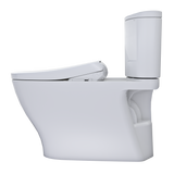 TOTO WASHLET+ Nexus 1G Two-Piece Elongated 1.0 GPF Toilet with S7 Contemporary Bidet Seat, Cotton White, Vitreous China|Plastic, MW4424726CUFG#01