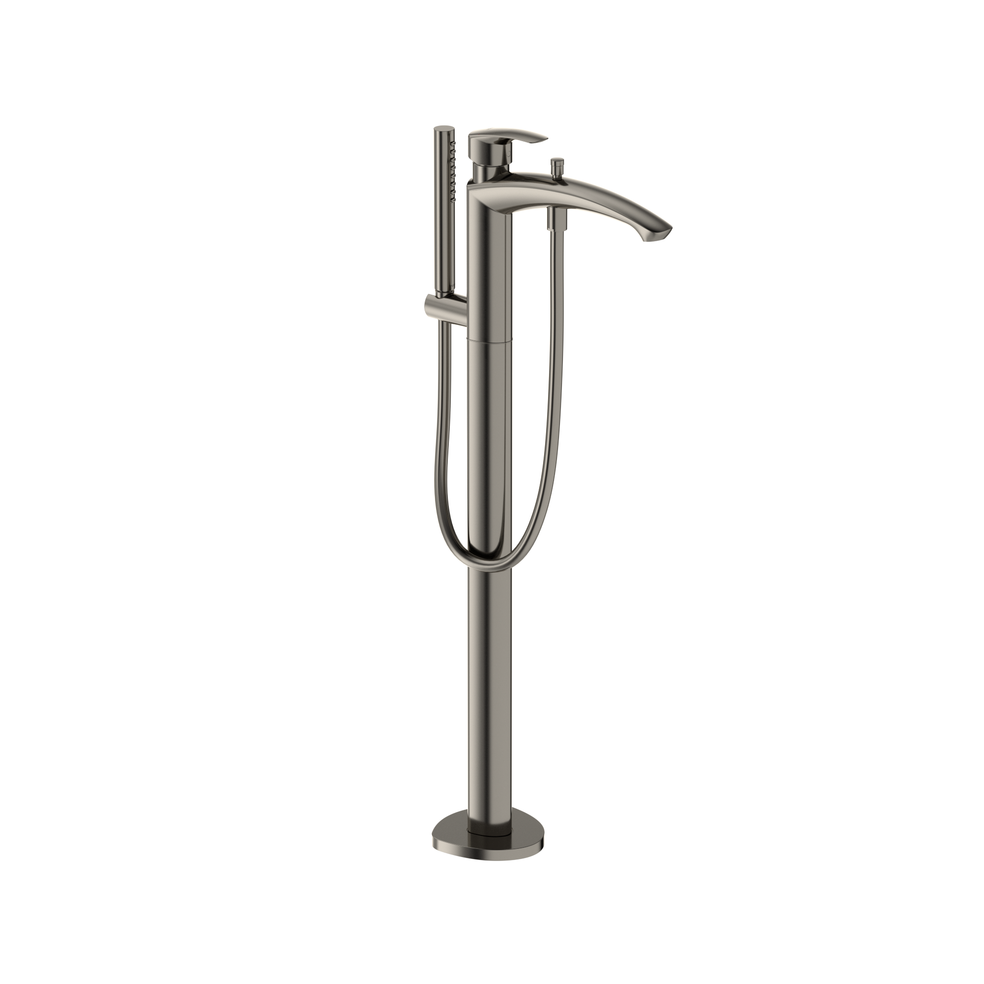 TOTO GM Single-Handle Free Standing Tub Filler with Handshower, Polished Nickel, Brass, TBG09306U#PN