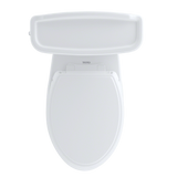 TOTO Eco Dartmouth Two-Piece Elongated 1.28 GPF Universal Height Toilet, Sedona Beige, Vitreous China, CST754EF#12