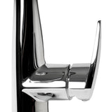 ALFI brand 1.8 GPM Lever Gooseneck Spout Touch Kitchen Faucet, Modern, Gray, Polished Chrome, ABKF3001-PC