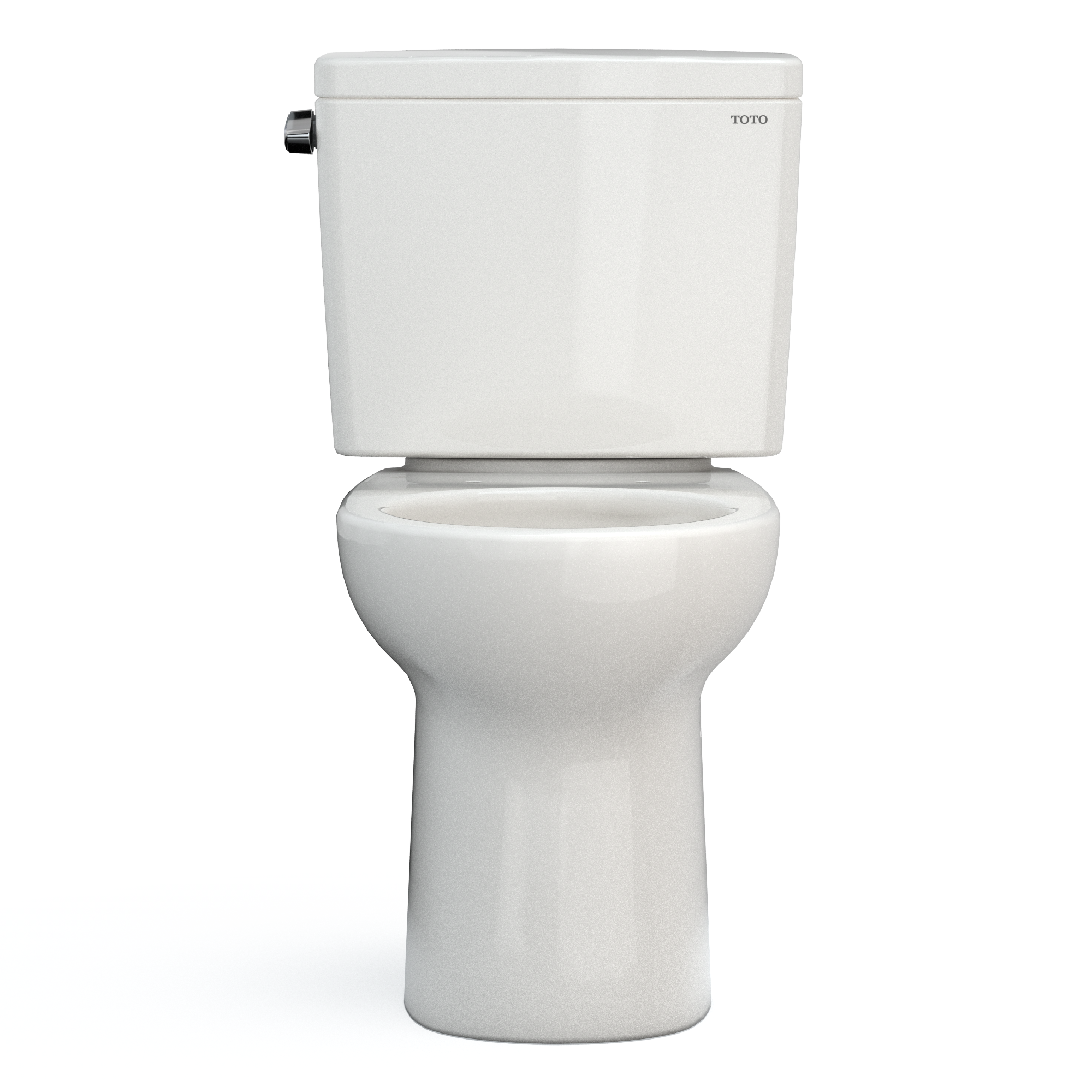 TOTO Drake Two-Piece Round 1.28 GPF Universal Height TORNADO FLUSH Toilet with CEFIONTECT, Colonial White, Vitreous China, CST775CEFG#11