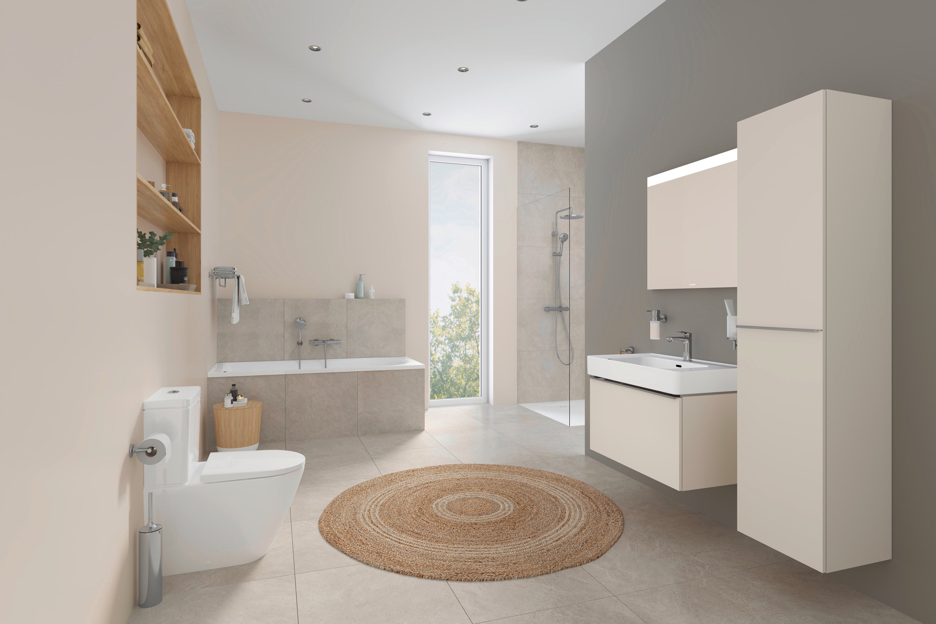 D-Neo Round Slow Close Toilet Seat in White