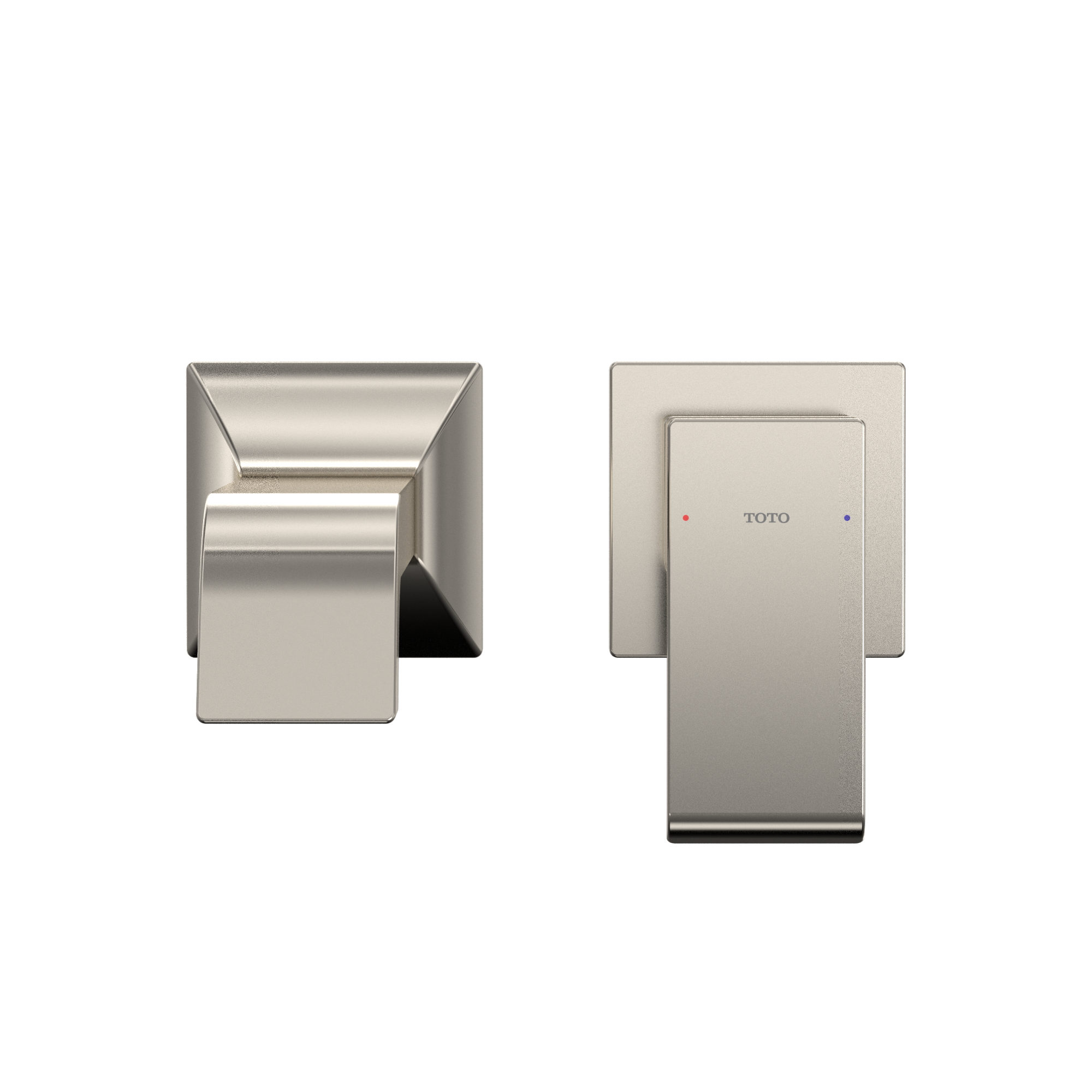 TOTO GC 1.2 GPM Wall-Mount Single-Handle Long Bathroom Faucet with COMFORT GLIDE Technology, Polished Nickel, Brass, TLG08308U#PN