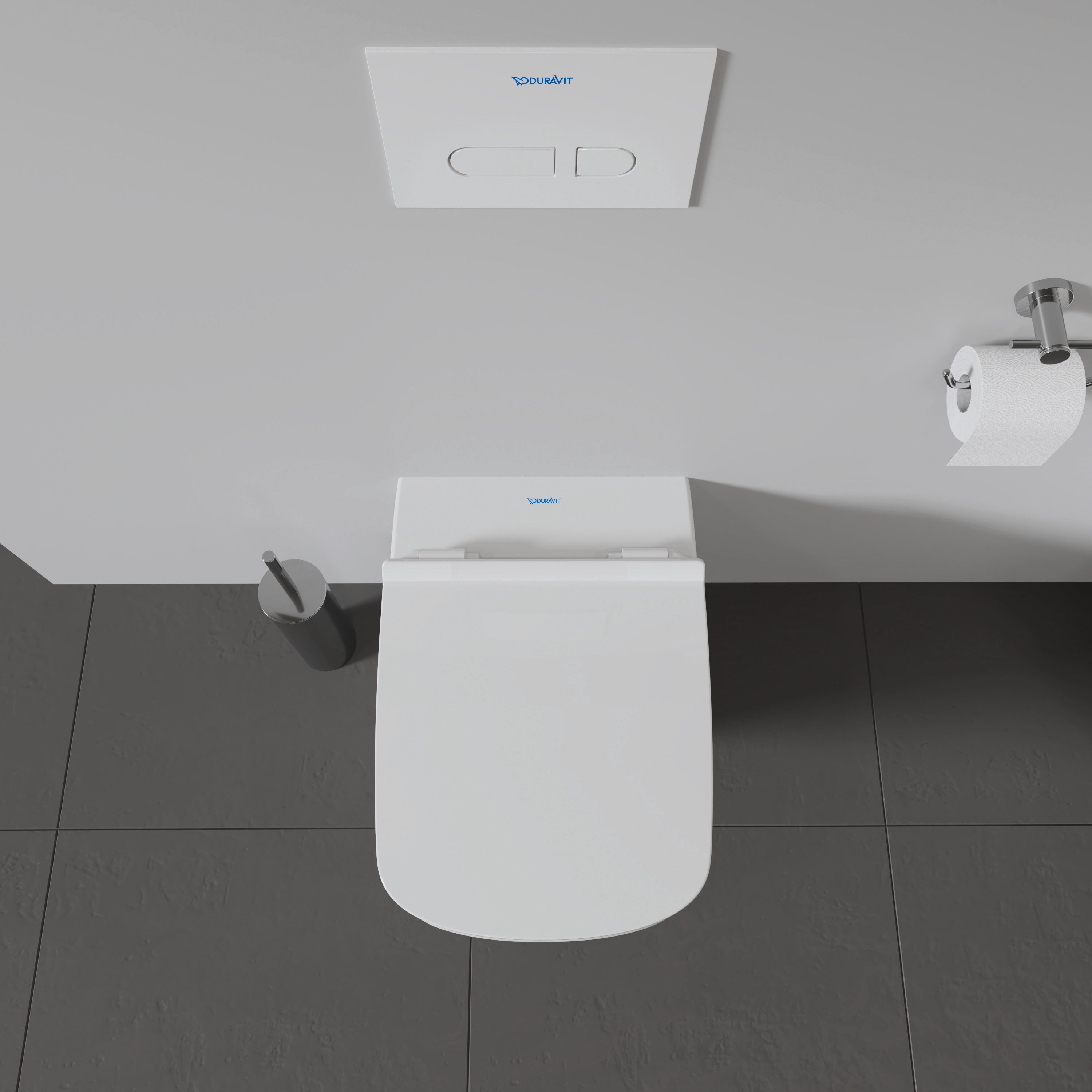 DuraStyle Round Slow Close Toilet Seat in White