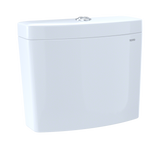 TOTO Aquia IV Dual Flush 1.28 and 0.9 GPF Toilet Tank Only with WASHLET+ Auto Flush Compatibility, Cotton White, Vitreous China, ST446EMNA#01