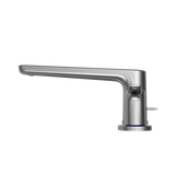 TOTO GS Two-Handle Deck-Mount Roman Tub Filler Trim, Polished Chrome, Brass, TBG03201U#CP