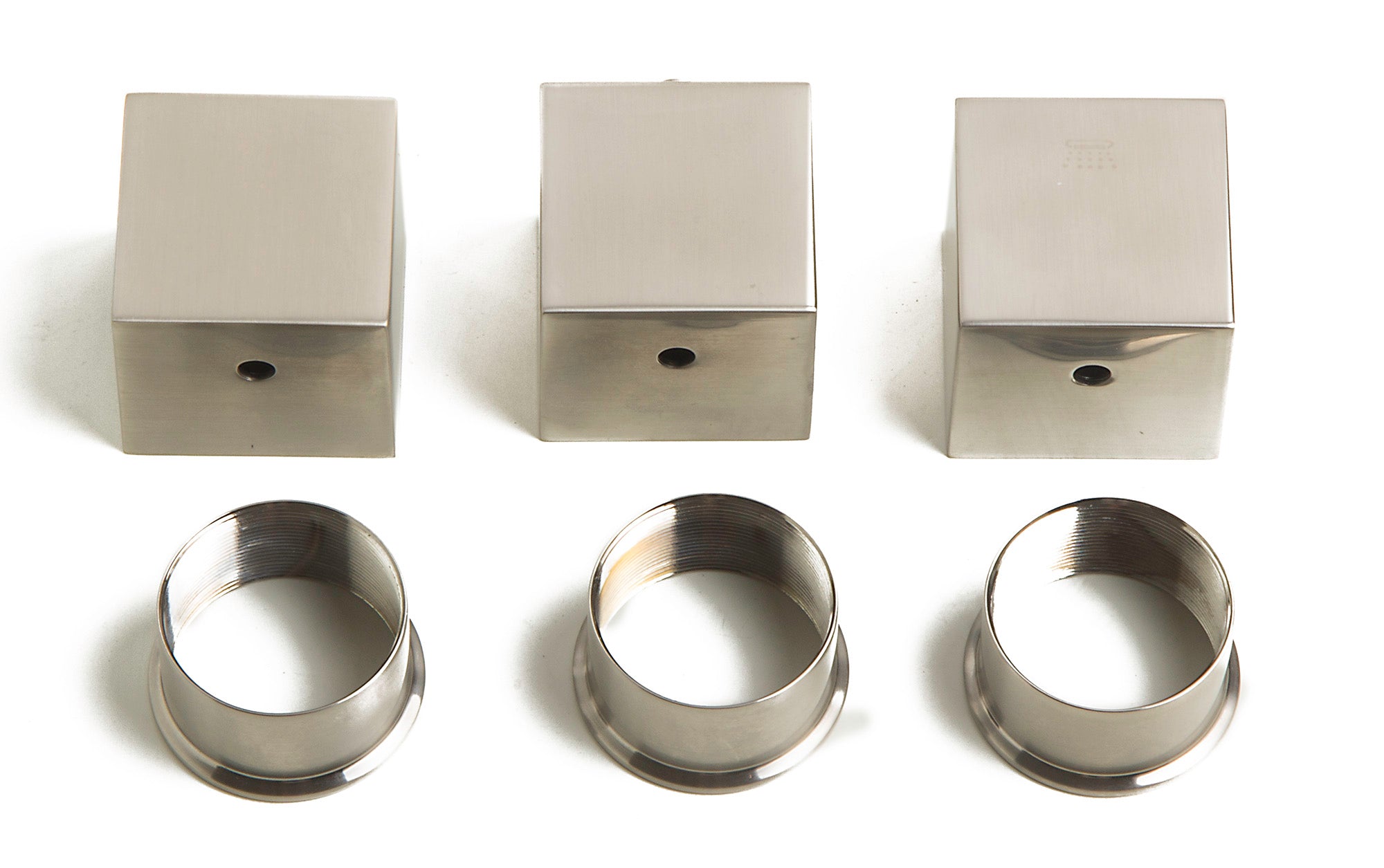 ALFI brand AB2901-BN Brushed Nickel Concealed 4-Way Thermostatic Valve Shower Mixer /w Square Knobs, Brass