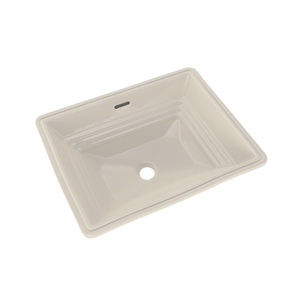 TOTO Promenade Rectangular Undermount Bathroom Sink, Sedona Beige, Vitreous China, LT533#12