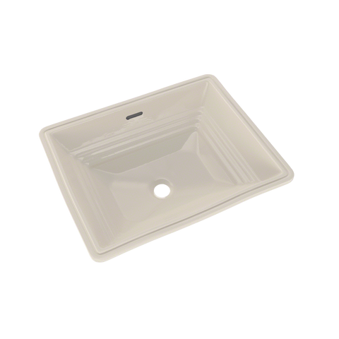 TOTO Promenade Rectangular Undermount Bathroom Sink, Sedona Beige, Vitreous China, LT533#12