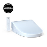 TOTO WASHLET C5 Electronic Bidet Toilet Seat with PREMIST and EWATER+ Wand Cleaning, Round, Cotton White, Plastic, SW3083#01