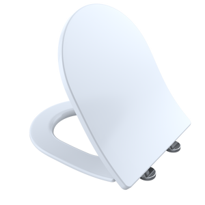 Alternate Image for TOTO SoftClose Slim D-Shape Non-Slamming Seat and Lid for RP Wall-Hung Toilet, Cotton White, Urea Resin, SS247R#01