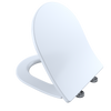TOTO SoftClose Slim D-Shape Non-Slamming Seat and Lid for RP Wall-Hung Toilet, Cotton White, Urea Resin, SS247R#01