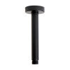 ALFI brand ABSA6R-BM Black Matte 6" Round Ceiling Shower Arm, Brass