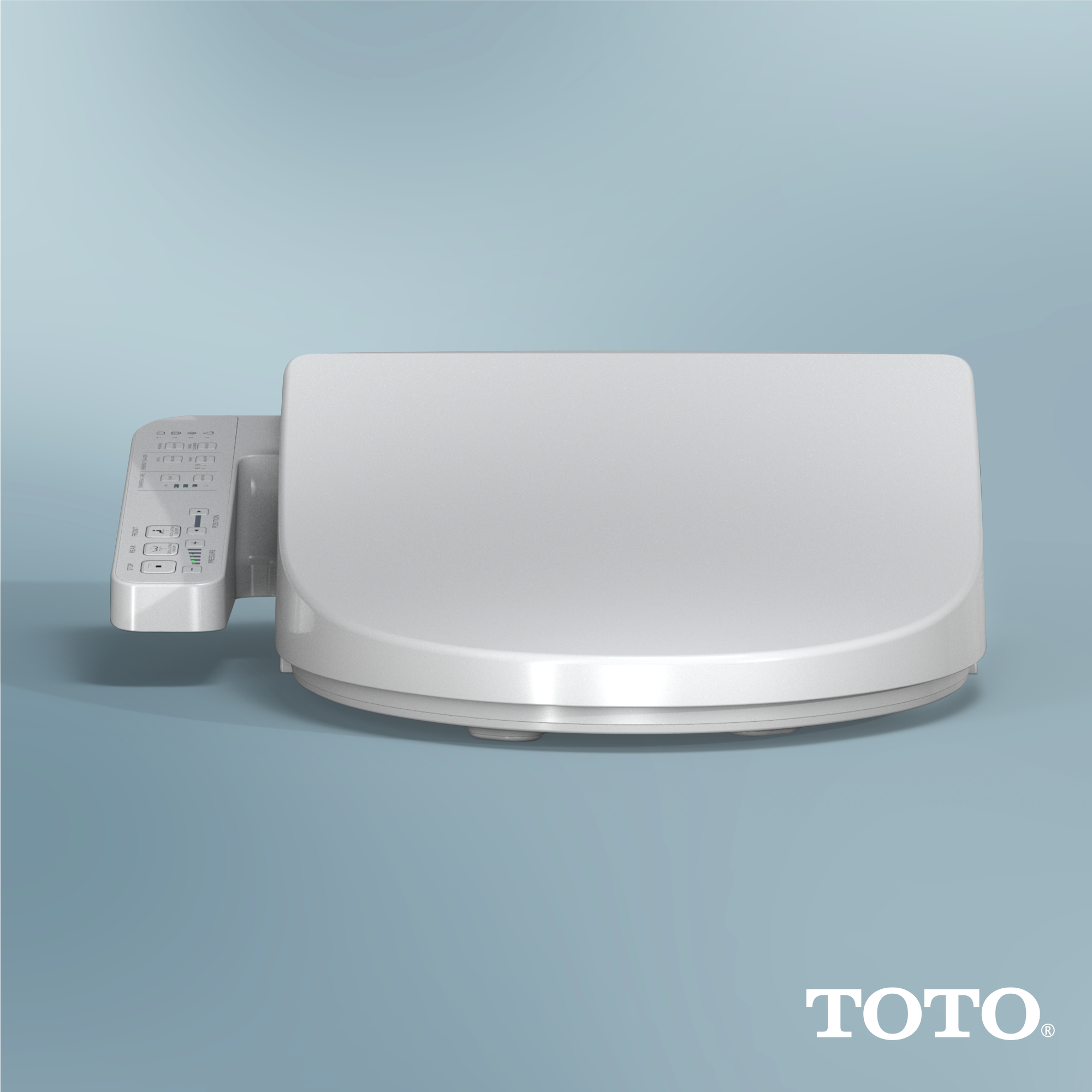 TOTO WASHLET A2 Electronic Bidet Toilet Seat with Heated Seat and SoftClose Lid, Elongated, Cotton White, Plastic, SW3004#01