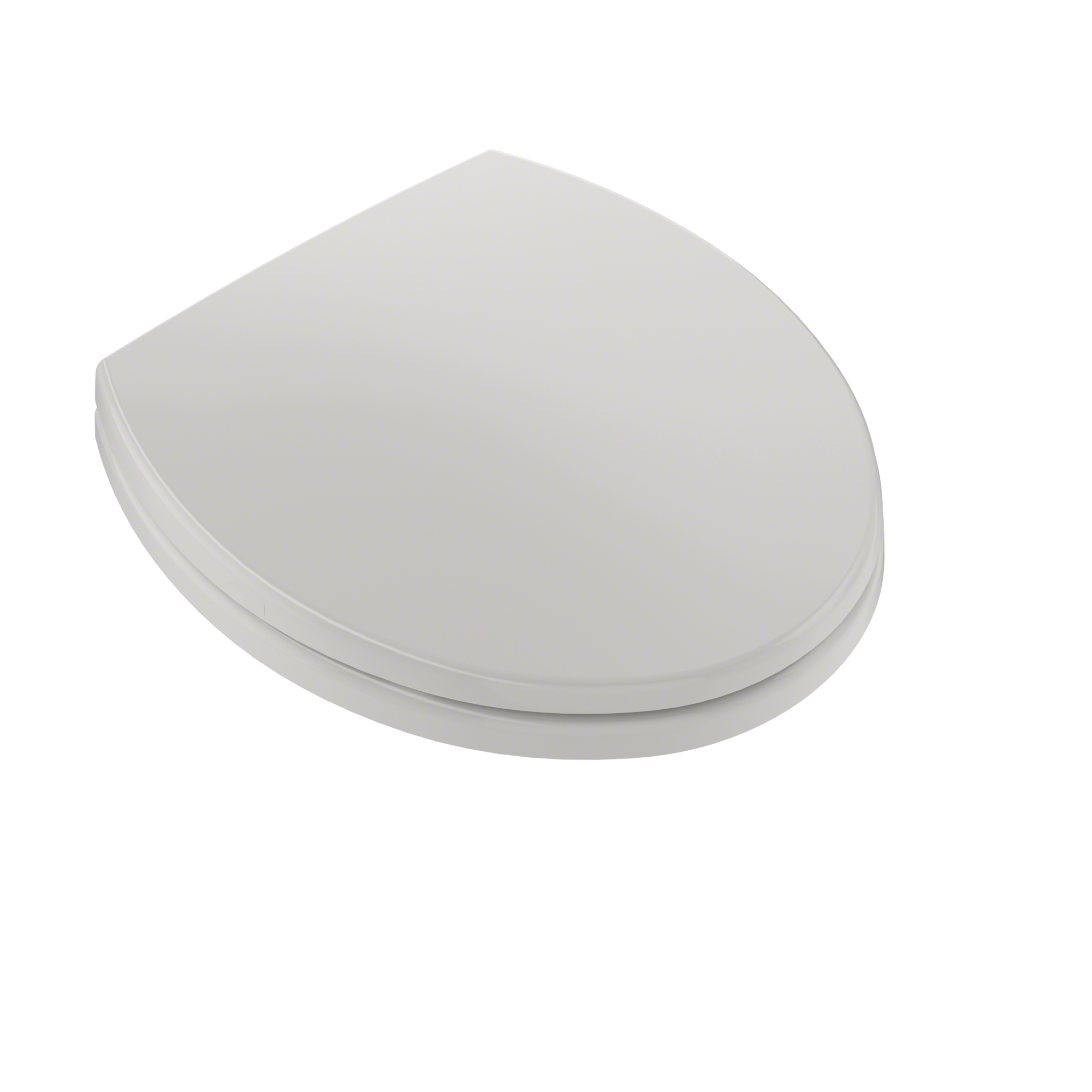 TOTO SoftClose Non Slamming, Slow Close Round Toilet Seat and Lid, Colonial White, Plastic, SS113#11