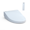 TOTO C5 WASHLET+ Ready Electronic Bidet Toilet Seat with PREMIST and EWATER+ Wand Cleaning, Elongated, Cotton White, Plastic, SW3084T40#01