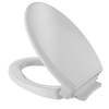 TOTO Traditional SoftClose Non Slamming, Slow Close Elongated Toilet Seat and Lid, Colonial White, Plastic, SS154#11