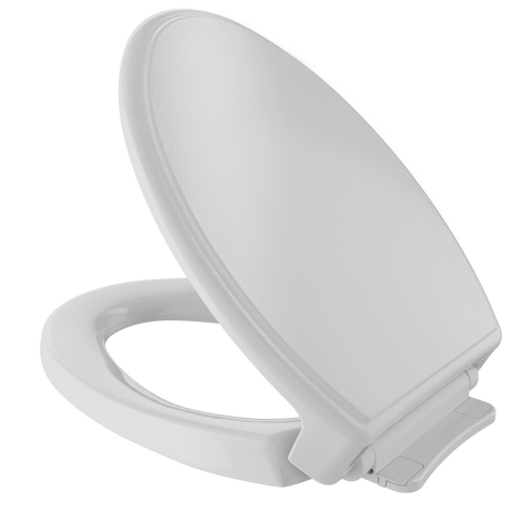 TOTO Traditional SoftClose Non Slamming, Slow Close Elongated Toilet Seat and Lid, Colonial White, Plastic, SS154#11