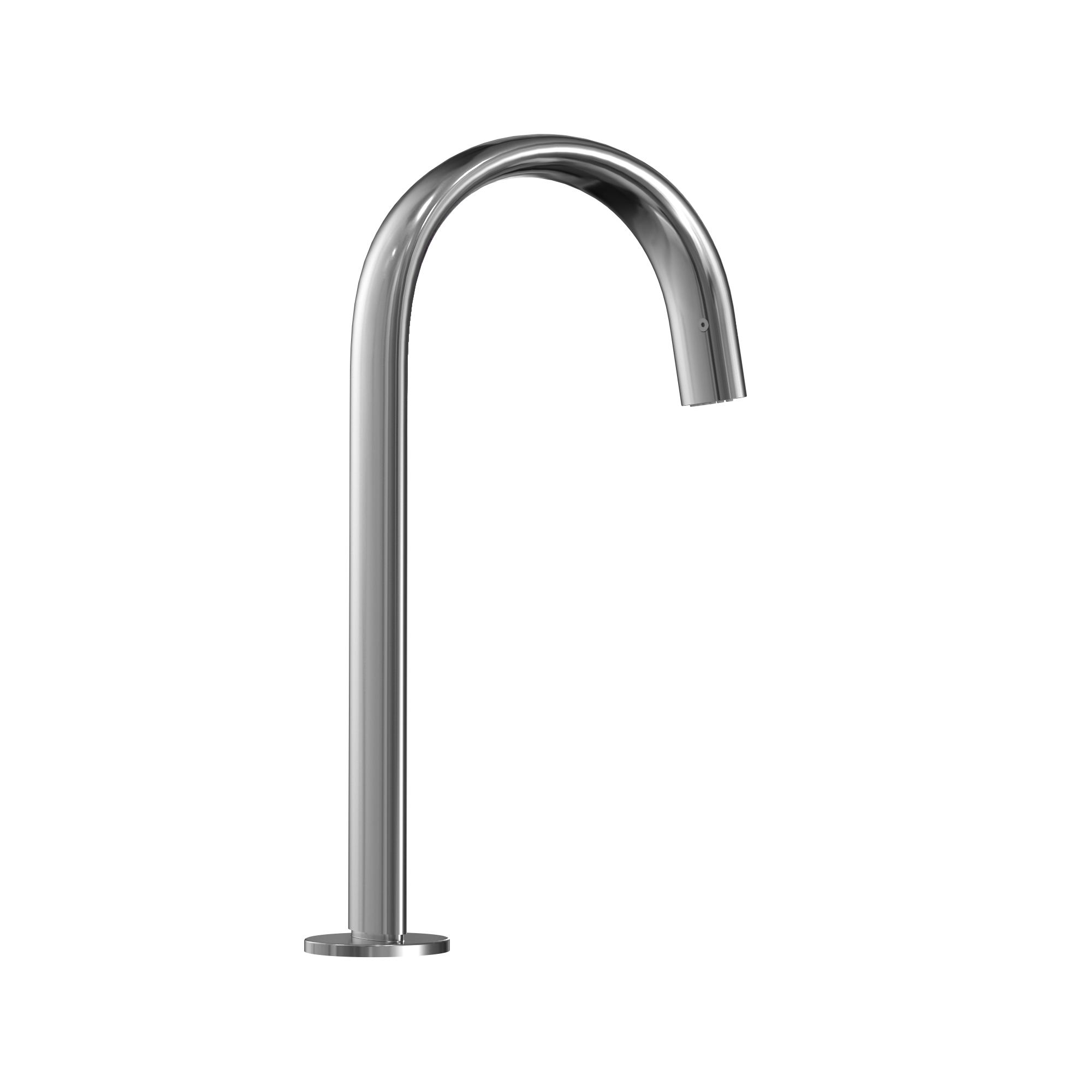 TOTO Gooseneck Vessel AC Powered 0.5 GPM Touchless Bathroom Faucet with Mixing Valve, 20 Second Continuous Flow, Polished Chrome, Brass, T24T53AM#CP