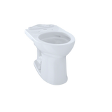 TOTO Drake II Universal Height Round Toilet Bowl with CEFIONTECT, Cotton White, Vitreous China, C453CUFG#01