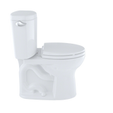 TOTO Drake II Two-Piece Round 1.28 GPF Universal Height Toilet with CEFIONTECT, Bone, Vitreous China, CST453CEFG#03