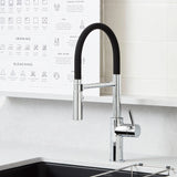 Blanco Catris Flexo Semi-Pro Pull-Down Dual-Spray Kitchen Faucet, Chrome, 1.5 GPM, Brass, 402447