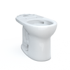 TOTO Drake Round TORNADO FLUSH Toilet Bowl with CEFIONTECT, Cotton White, Vitreous China, C775CEFG#01