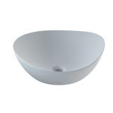 TOTO Kiwami Asymmetrical Vessel Bathroom Sink with CEFITONTECT, CLEAN MATTE, Ceramic, LT477MT#CMW