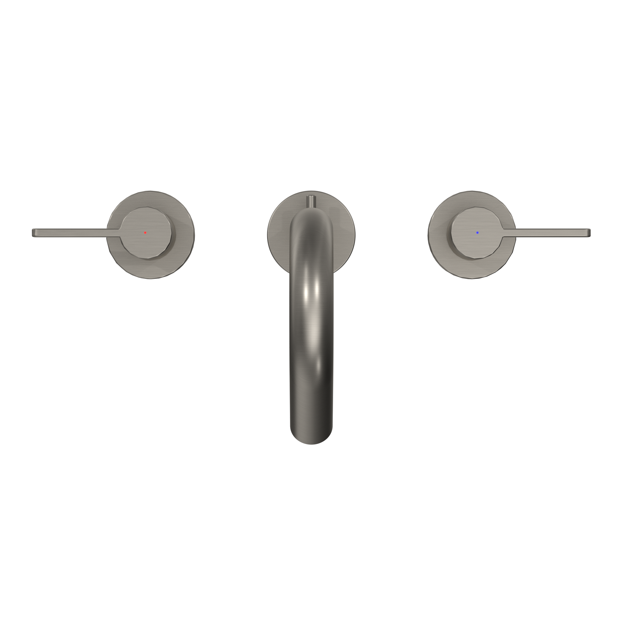 TOTO GF Series 1.2 GPM Two Lever Handle Widespread Bathroom Sink Faucet, Brushed Nickel, Brass, TLG11201UA#BN